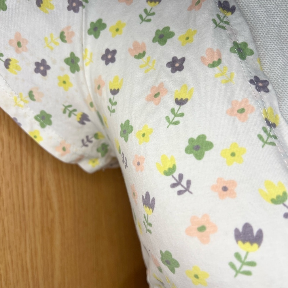 Princess Polly tie front floral crop top size 4 - Picture 2 of 5